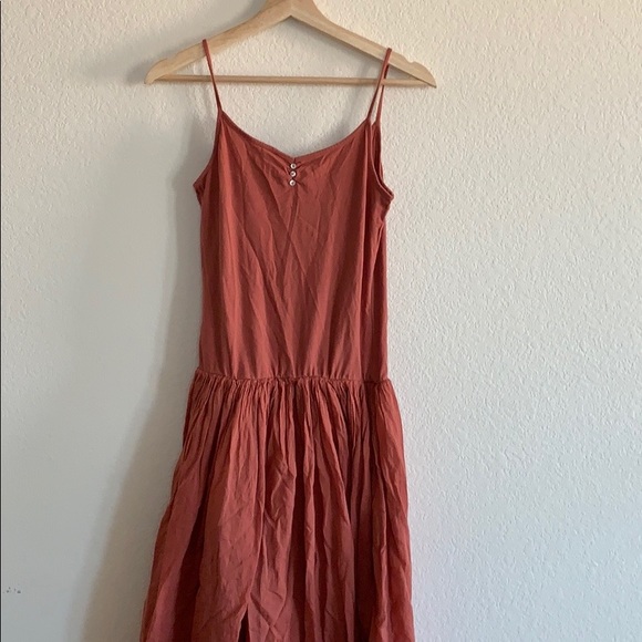 Zara basic | tank long dress in cotton - Picture 9 of 9